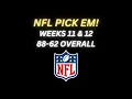 NFL Week 11 12 Picks ESPN Pick Em