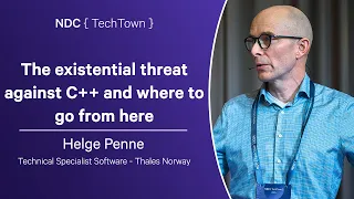 The existential threat against C++ and where to go from here - Helge Penne - NDC TechTown 2024