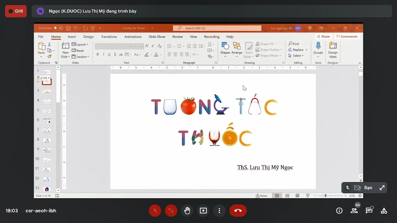 Outline Video Dược Lâm Sàng 1 Bài 5 Tương Tác Thuốc phần 2