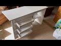 NSdirect Sewing Table Folding Sewing Craft Cart Sewing Cabinet Review Convenient and moves around
