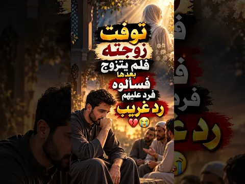 سألوه لماذا لم تتزوج بعد وفاة زوجتك ففاجأهم برده 😢‼️