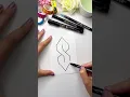 How to draw superman symbol Art tutorial Life of Colour dual tip pens