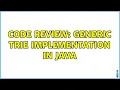 Code Review Generic trie implementation in Java