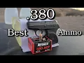380 auto Atomic Ammo 90gr JHP Ballistics Gel Test