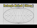 Draw an Ellipse Using The Rectangle Method Oblong Method