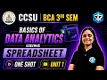 CCSU BCA Data Analytics Unit-1 One shot Basics of Data Analytics by Shubhangi Ma am