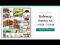 Safeway Weekly Ad 26 - 26 Top Deals
