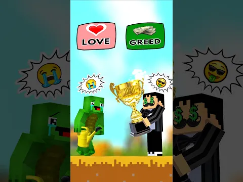 MAIZEN: JJ and Mikey GREED VS LOVE 3 (GROWING MELON)
