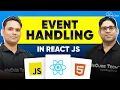 What is Event Handling in React JS Event Handle Types Methods Steps Explained
