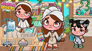 👧 MIS HIJAS FINGEN ESTAR ENFERMAS para NO IR A LA ESCUELA 🤒🏫 en Avatar World