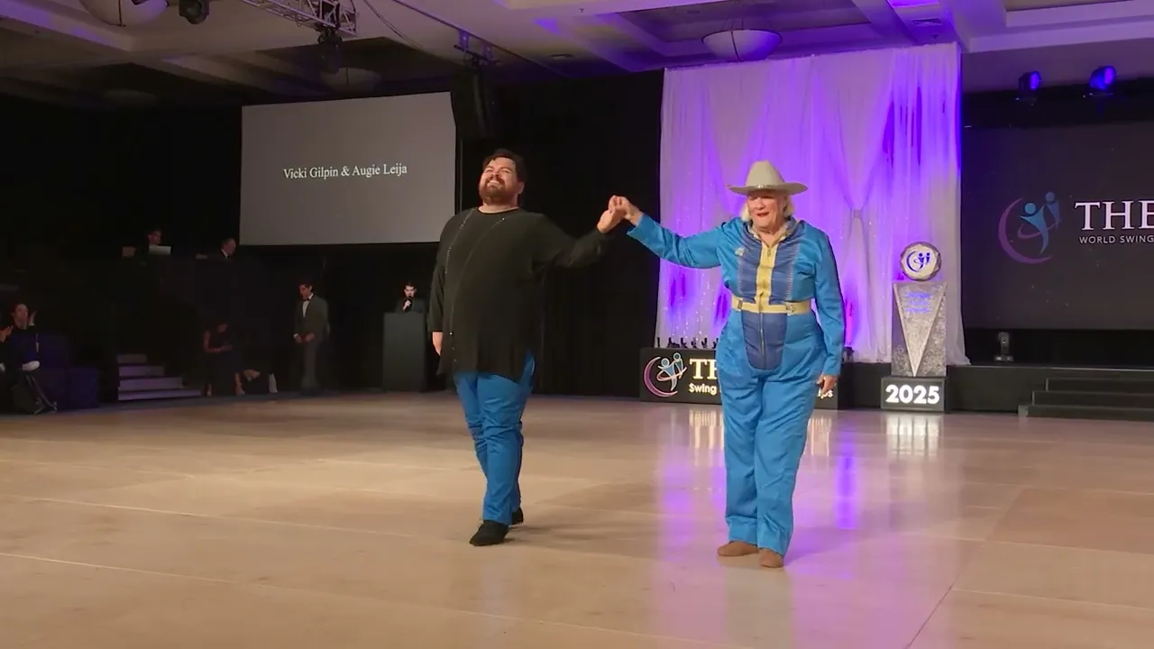 Augie Leija and Vickie Gilpin - Pro-Am Sophisticated Follower Finalist - The Open 2025