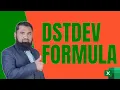 Microsoft Excel Basics Dstdev Function In Excel