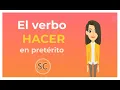 Spanish conjugation - El verbo hacer preterito