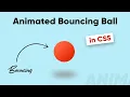 Pure CSS Bouncing Ball Animation - Html CSS Animation