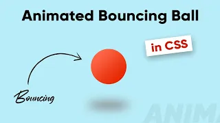 Pure CSS Bouncing Ball Animation - Html CSS Animation