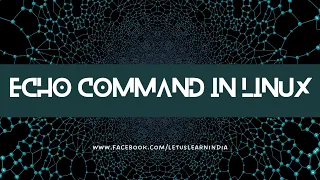 Printing using echo Command in Linux