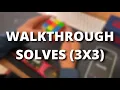 3x3 Walkthrough Solves x10 - Matty Hiroto Inaba from Hawaii