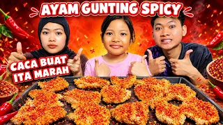 MAKAN AYAM GUNTING CACA BUAT ITA MARAH PULAK 😩‼️