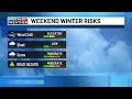 FIRST ALERT this weekend again Winter Storm Watch in effect