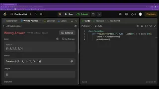 Sort Array by Increasing Frequency - Leetcode Python