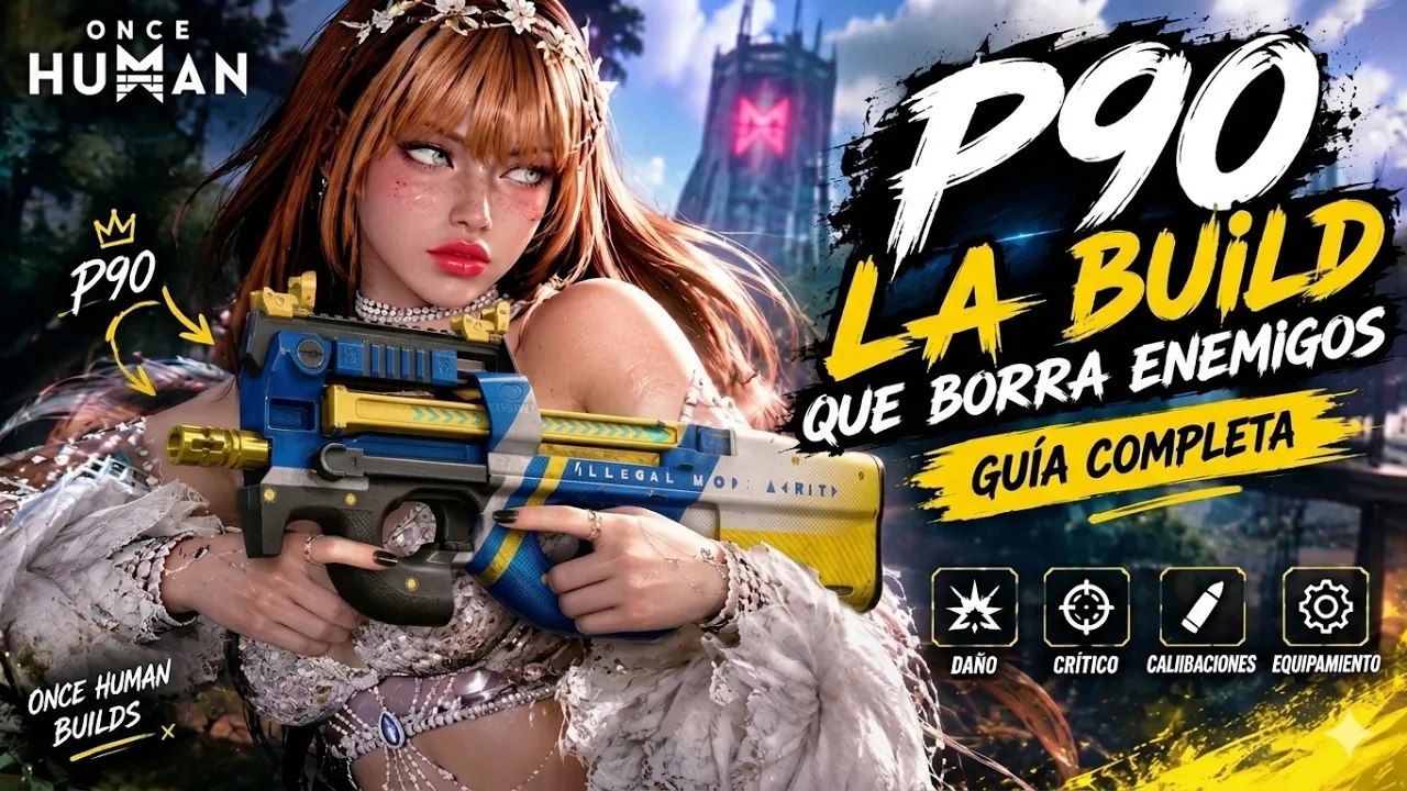 🔥 P90: LA BUILD que BORRA ENEMIGOS | GUÍA COMPLETA de CRÍTICO | Once Human