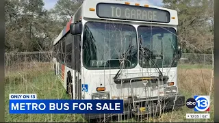 Former METRO bus listed for sale on Facebook Marketplace