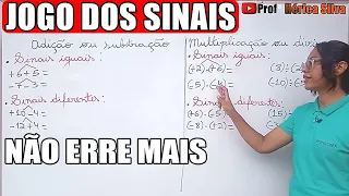 jogo de sinais melhor método para nunca mais errar completo