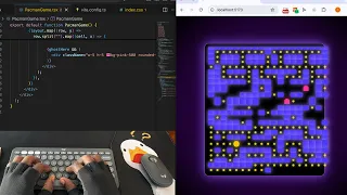 Asmr Programming - Coding a crazy pacman game