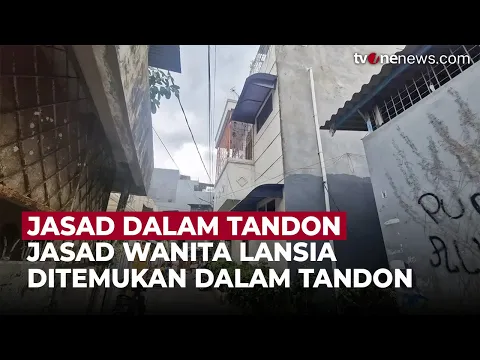 Warga Taman Sari Geger! Temukan Jasad Wanita Lansia dalam Tandon Air Rumahnya