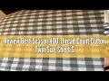 Review Best Season 400 Thread Count Cotton Twin Size Sheet Set Pink Color 3 Piece - Cotton Sheets