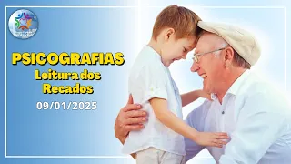 PSICOGRAFIAS - MENSAGENS DOS ESPÍRITOS - 09/01/25 - Médium Leonardo Mamede I Canal Espírita - GEAC