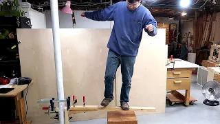 Shelf bracket strength test Double tenons vs screwed vs pocket holes