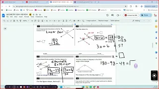 Geometry Midterm Review 2026