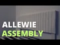 Allewie Velvet Upholstered Platform Bed with Adjustable Vertical Channel Tufted Headboard Assembly