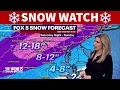 Winter Storm Watch as heavy snow threat builds in DC region
