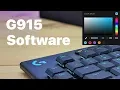 Logitech G915 Keyboard GHUB Software Setup
