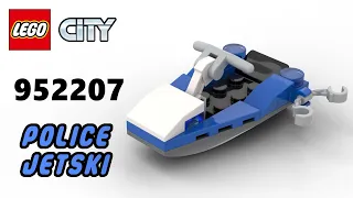 LEGO 952207 POLICE JETSKI | LEGO CITY Magazine Gift Virtual Build