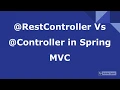 Difference between RestController vs Controller