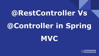 Difference between RestController vs Controller