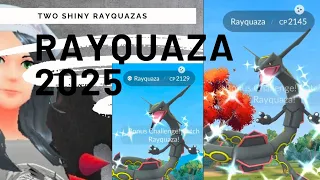 Rayquaza raid day Leek Duck Help shiny Rayquaza Feral Minx