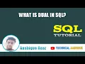 What is DUAL table in Oracle Technical Aashique