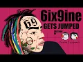 6ix9ine GETS JUMPED at LA Fitness Cartoon