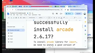 python ins of arcade 2 6 17