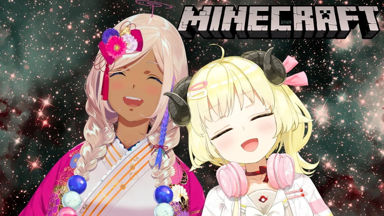【Minecraft】サナちゃんと一緒にパン屋作り！！！【角巻わため/ホロライブ４期生】