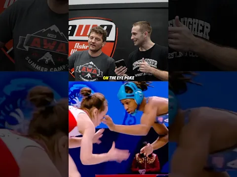 Crazy Eye Poke In A Wrestling Match