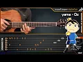 Download Lagu yama - Oz - Ranking of Kings Ending - Fingerstyle Guitar Cover With TABS Tutorial