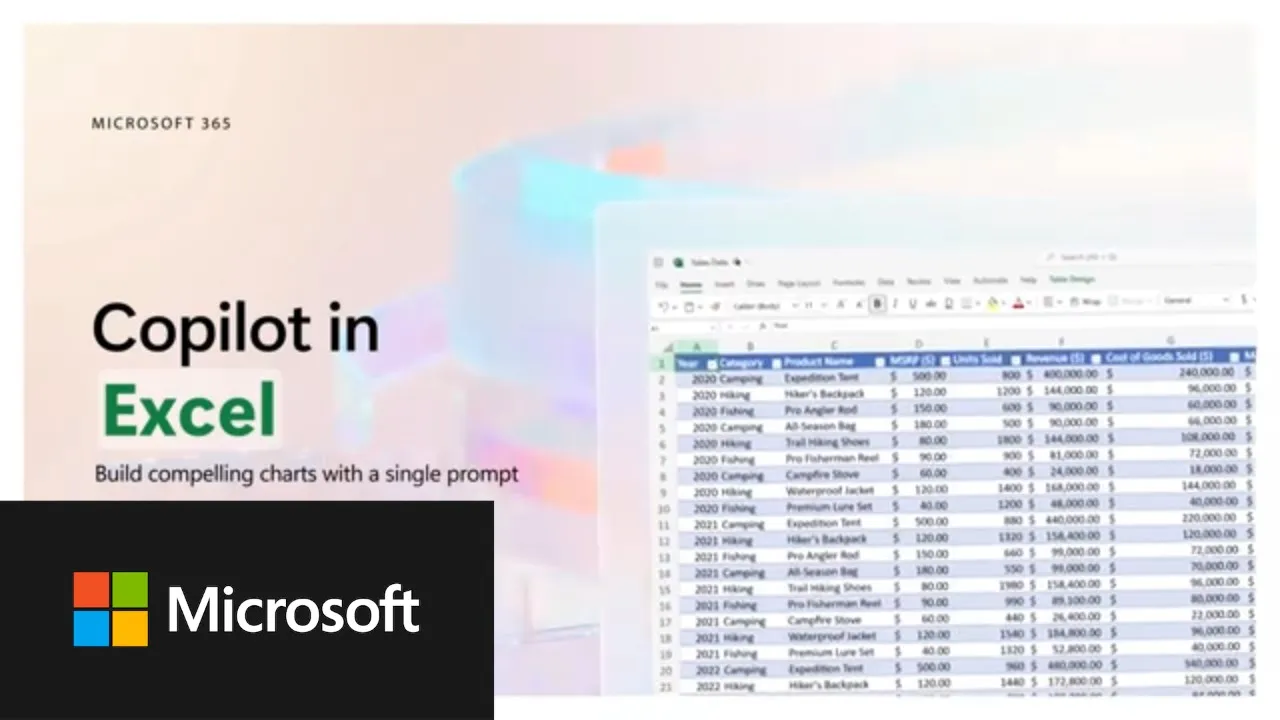 Copilot in Excel | Make engaging charts