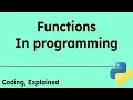 What are Functions in Python Coding Explained Vikram Anantha 2022