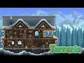 Winter Cabin Bridge Terraria Speed Build