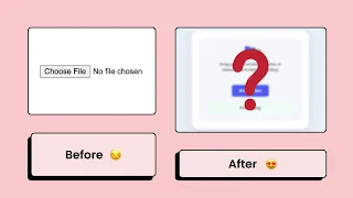 How To Make Custom File Input in HTML CSS JavaScript Drag Drop File Upload Interaction